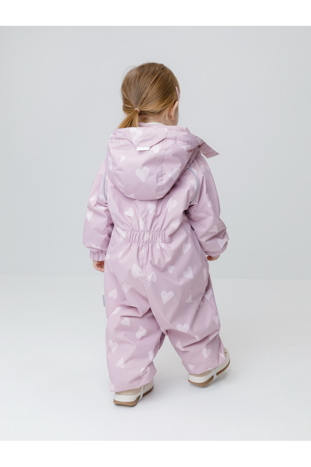 Crockid Комбинезон ВК 60085/н/69 Ал сиреневый/ летающие сердца Crockid