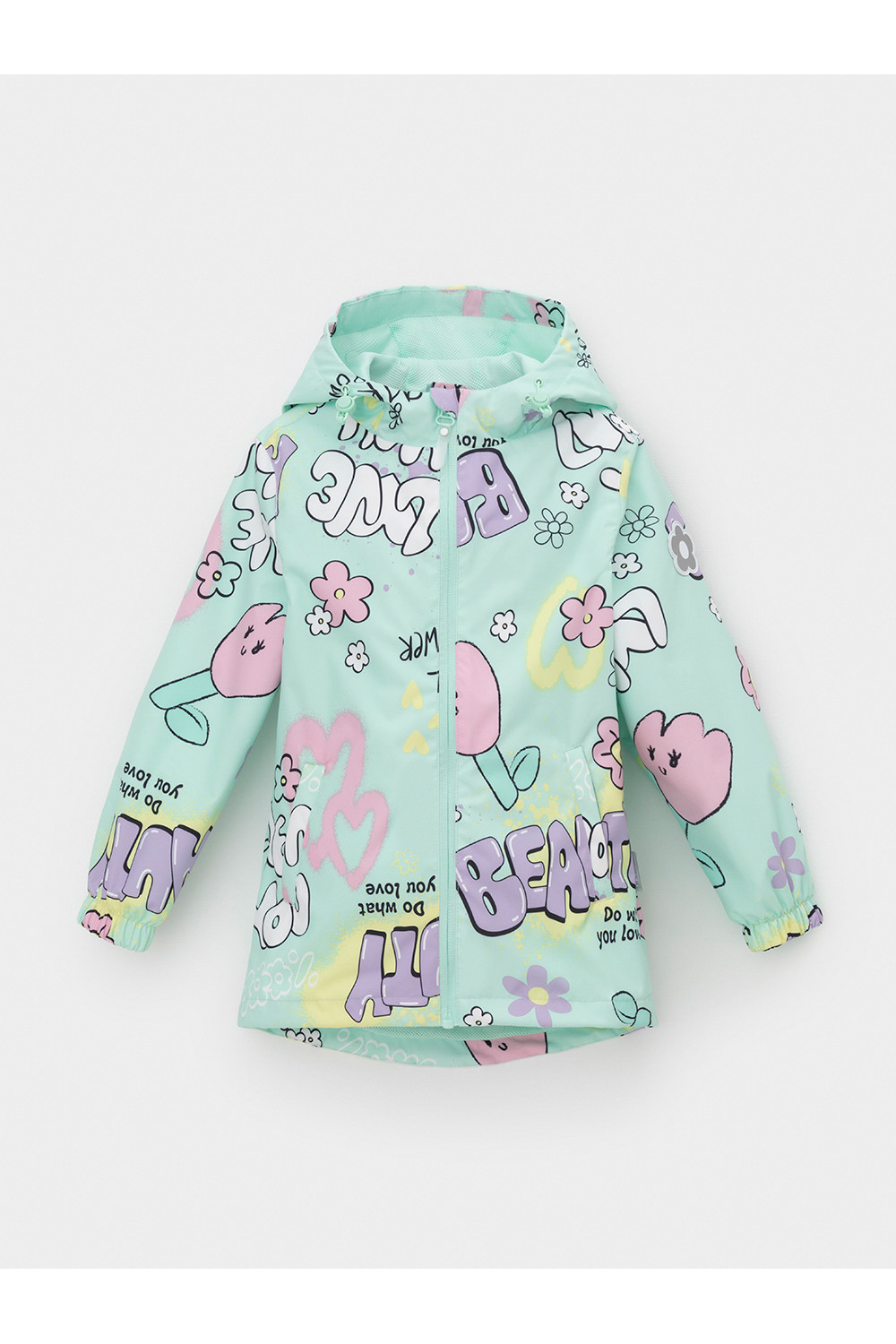 Crockid Куртка ВК 32177/н/2 Ал нежный зеленый/ позитив Crockid