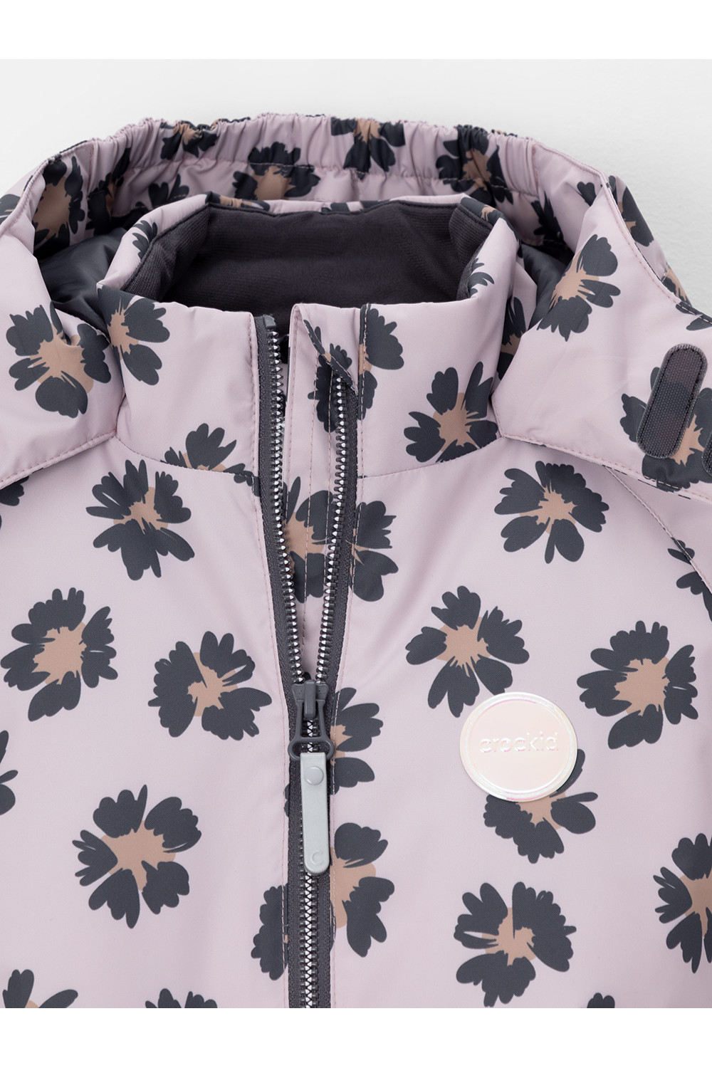 Crockid Комбинезон ВК 60111/н/7 УЗГ розово-бежевый/ леопардовые цветы Crockid