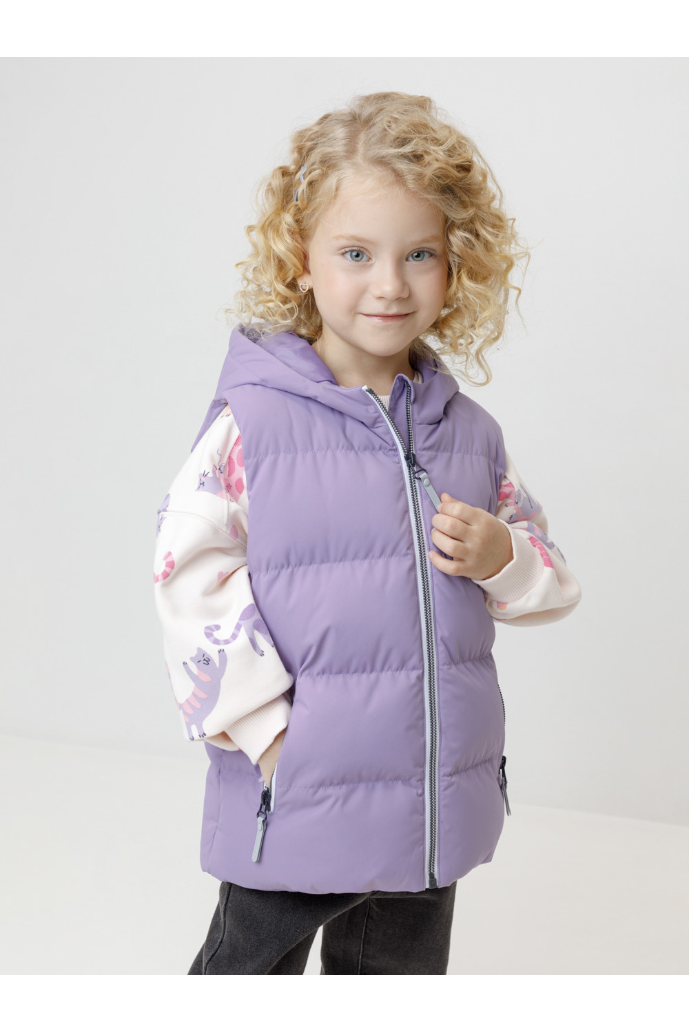 Crockid Жилет ВК 35022/1 ГР (98-128) фиолетовый Crockid