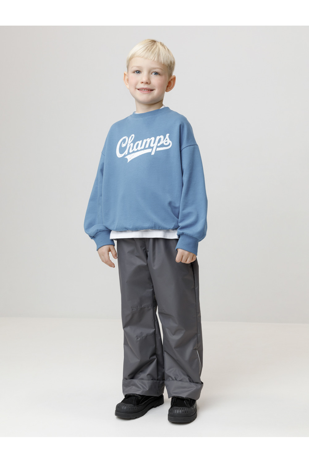 Crockid Брюки ВК 46025/26/2 УЗГ темно-серый Crockid