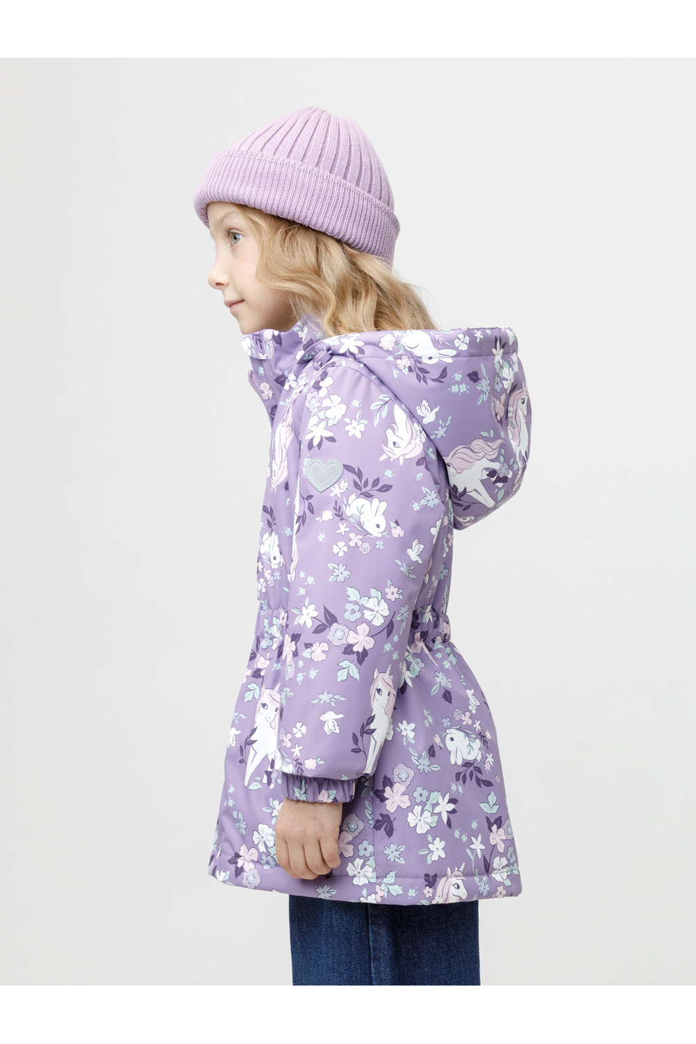 Crockid Куртка ВК 32142/н/15 УЗГ лиловый/ сказка в цветущем саду Crockid