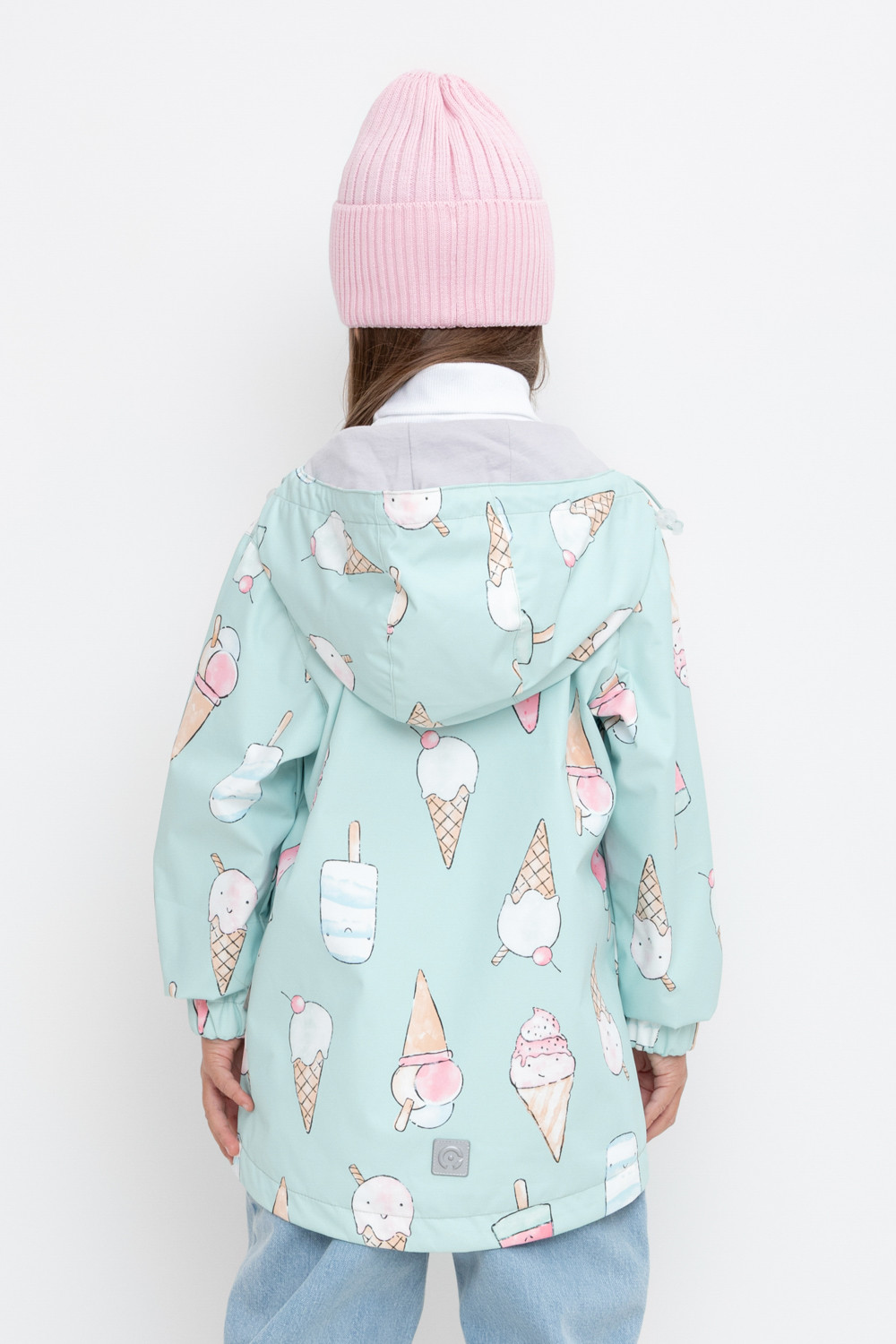 Crockid Куртка ВК 32144/н/6 Ал дымчатый нефрит/ мороженое Crockid