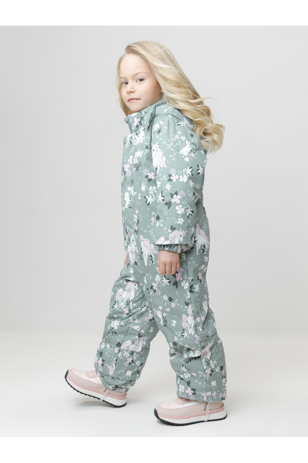 Crockid Комбинезон ВК 60069/н/6 УЗГ мятный/ сказка в цветущем саду Crockid