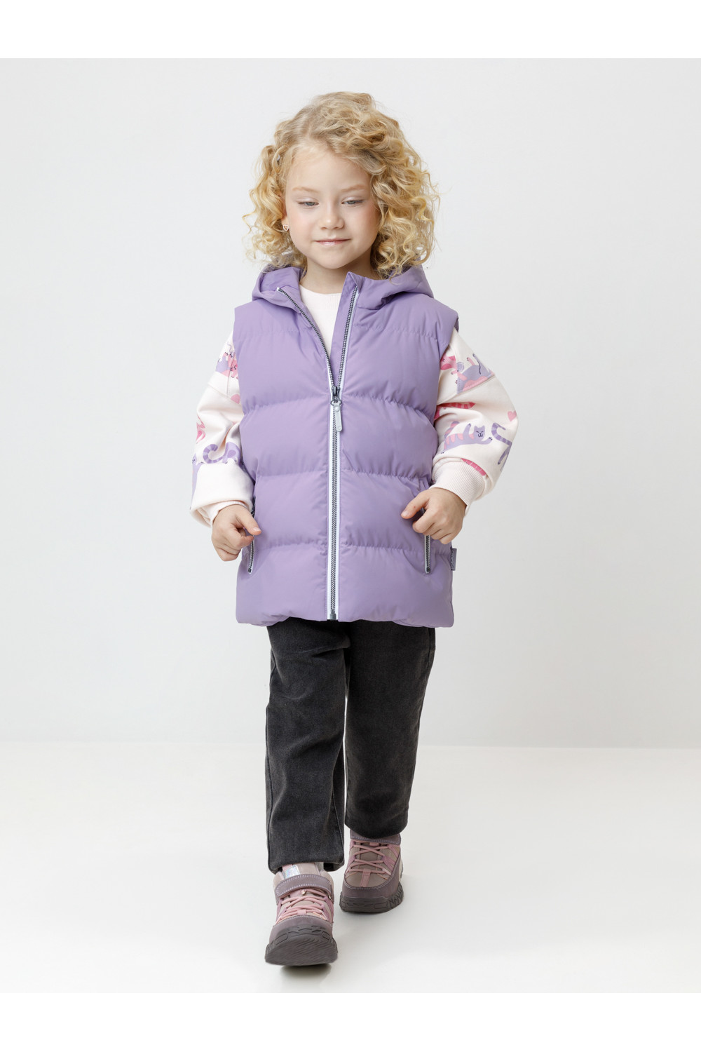 Crockid Жилет ВК 35022/1 ГР (98-128) фиолетовый Crockid