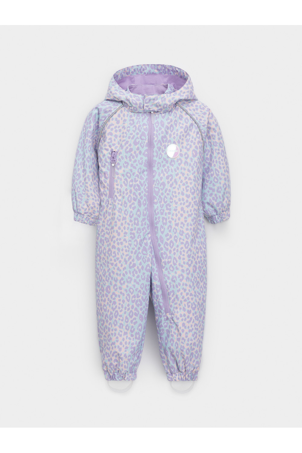 Crockid Комбинезон ВК 60088/н/22 Ал мятный/ неоновый леопард Crockid
