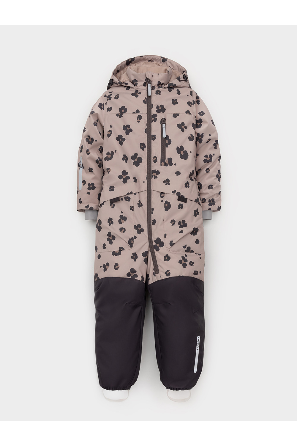 Crockid Комбинезон ВК 60136/н/1 ГР бежевый/ цветочки пятнышки Crockid