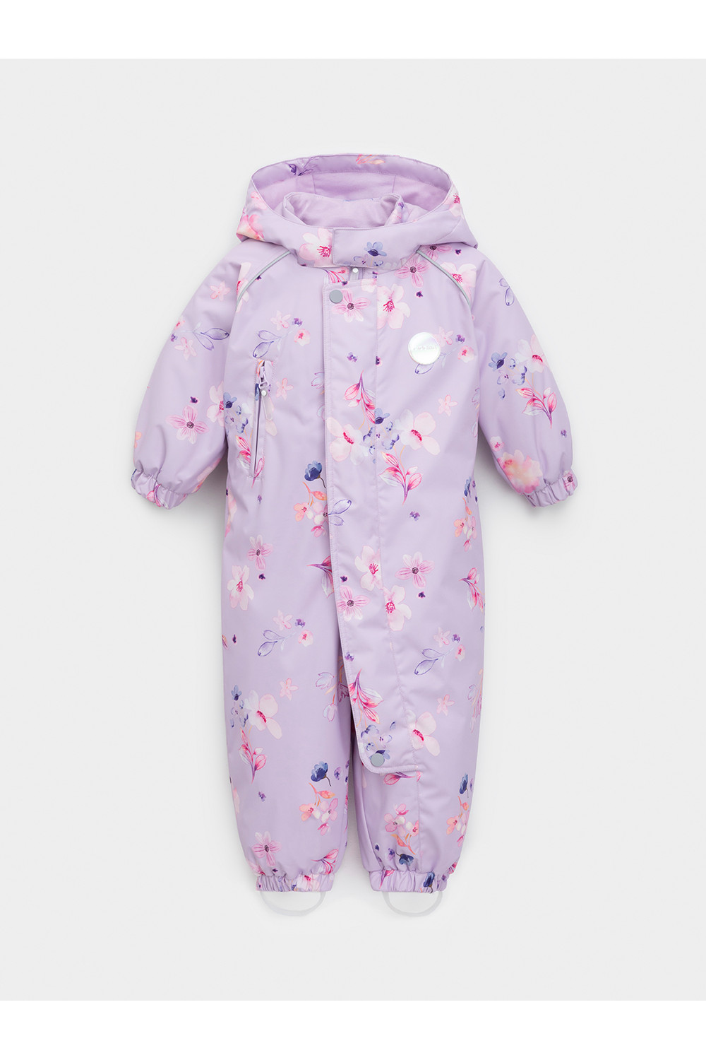 Crockid Комбинезон ВК 60085/н/67 Ал сиреневый/ акварельные цветы Crockid
