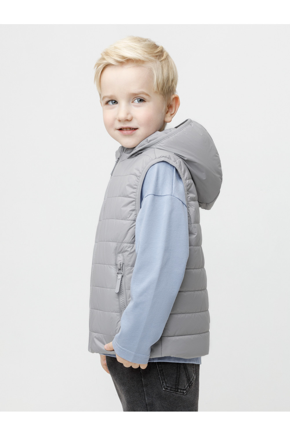 Crockid Жилет ВК 35021/2 ГР серый Crockid