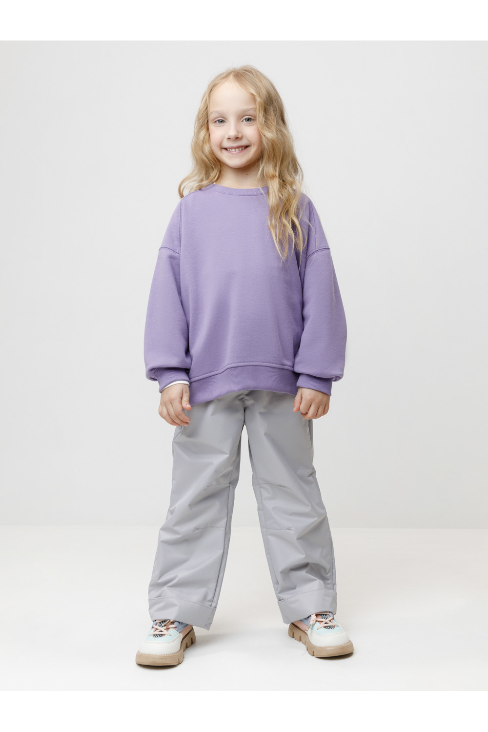 Crockid Брюки ВК 46025/26/3 УЗГ светло-серый Crockid