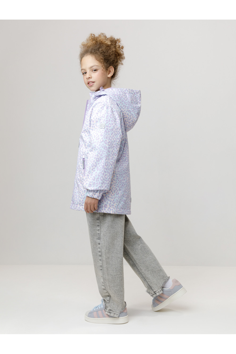 Crockid Куртка ВК 32187/н/1 УЗГ мятный/ неоновый леопард Crockid