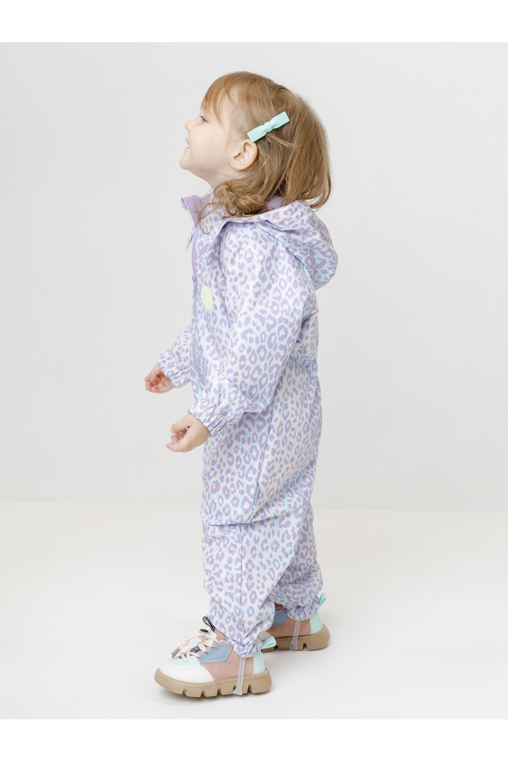 Crockid Комбинезон ВК 60088/н/22 Ал мятный/ неоновый леопард Crockid