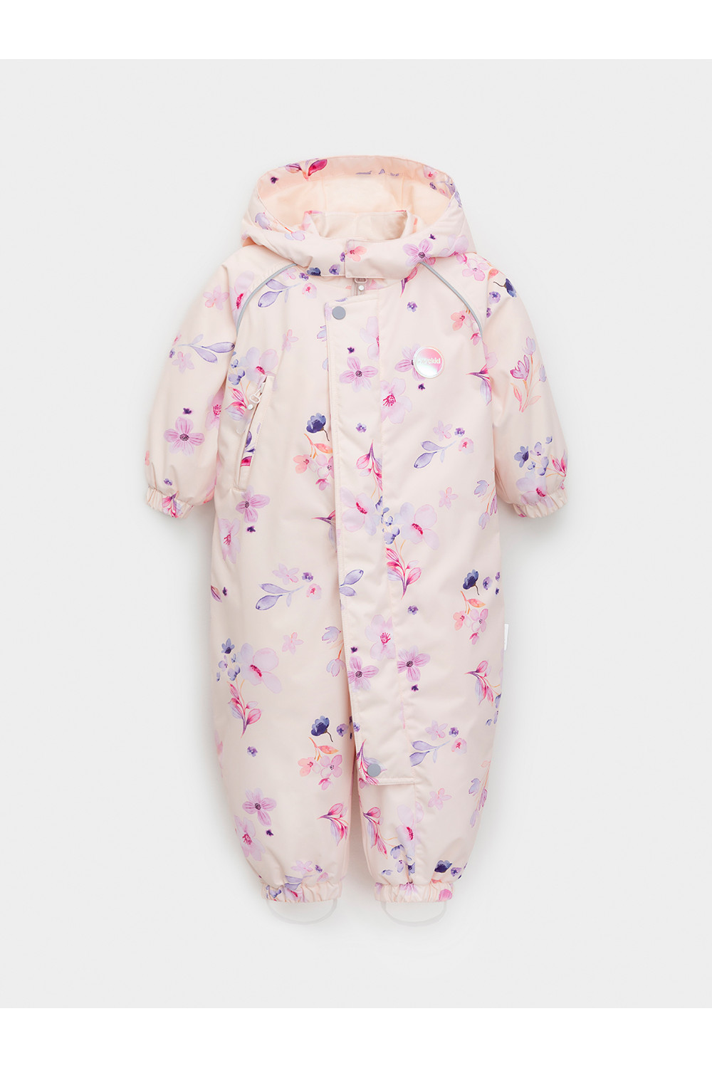 Crockid Комбинезон ВК 60085/н/66 Ал светло-розовый/ акварельные цветы Crockid