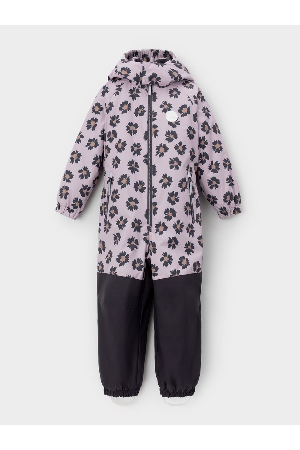 Crockid Комбинезон ВК 60111/н/7 УЗГ розово-бежевый/ леопардовые цветы Crockid