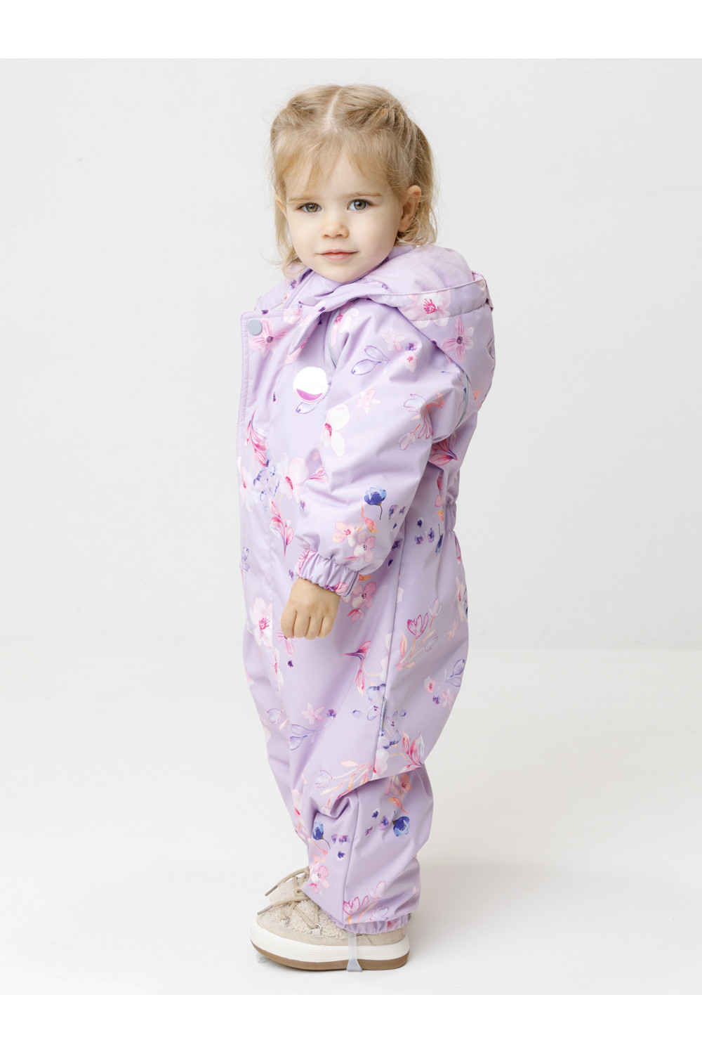 Crockid Комбинезон ВК 60085/н/67 Ал сиреневый/ акварельные цветы Crockid