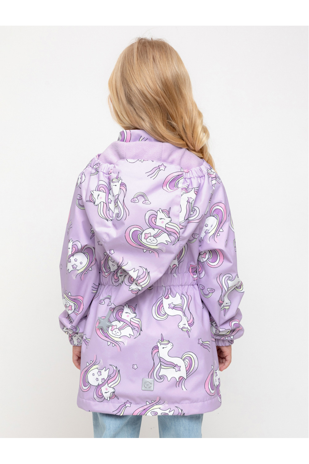 Crockid Куртка ВК 32118/н/6 УЗГ светло-сиреневый/ единороги Crockid