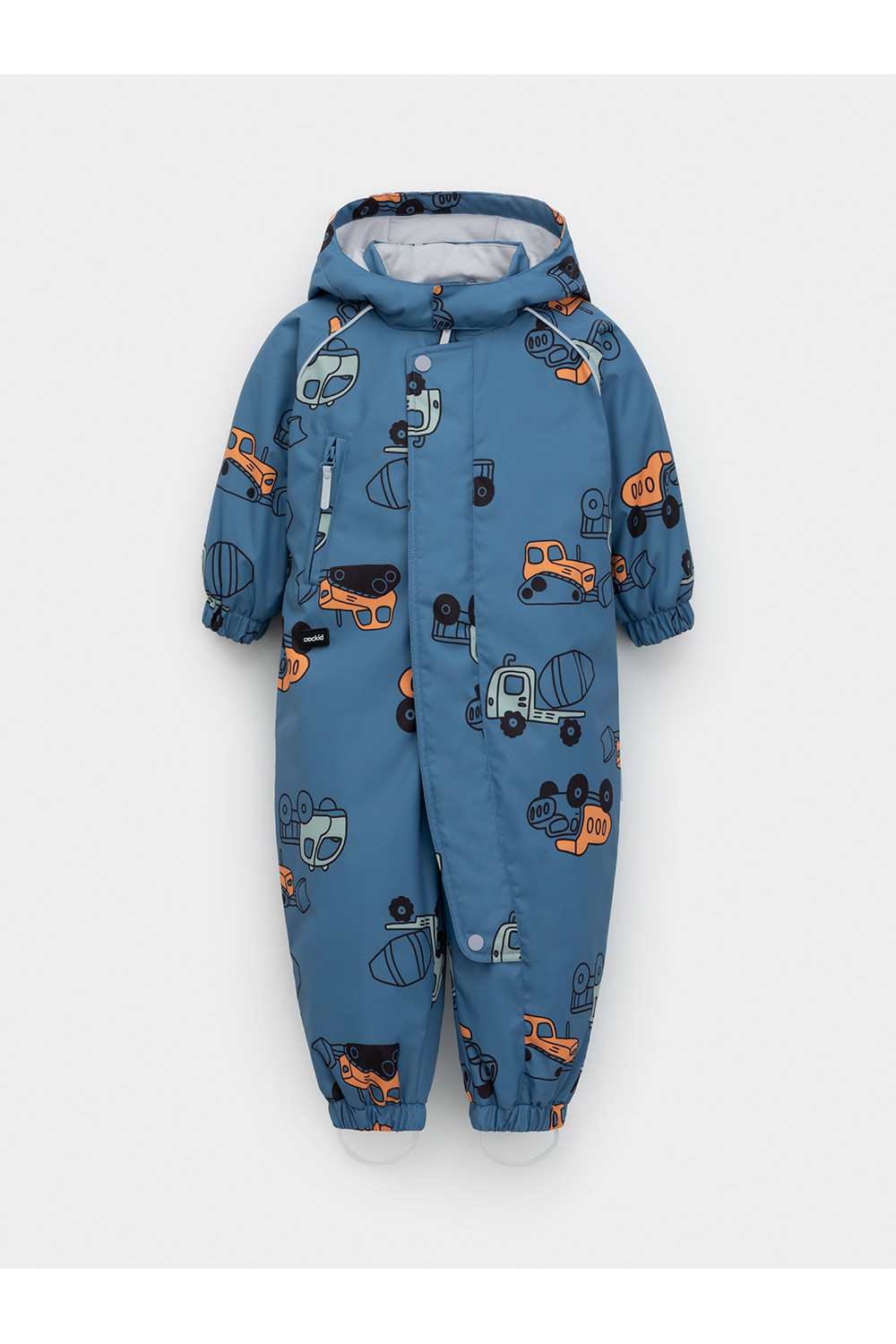 Crockid Комбинезон ВК 60085/н/80 Ал синий, грузовики Crockid