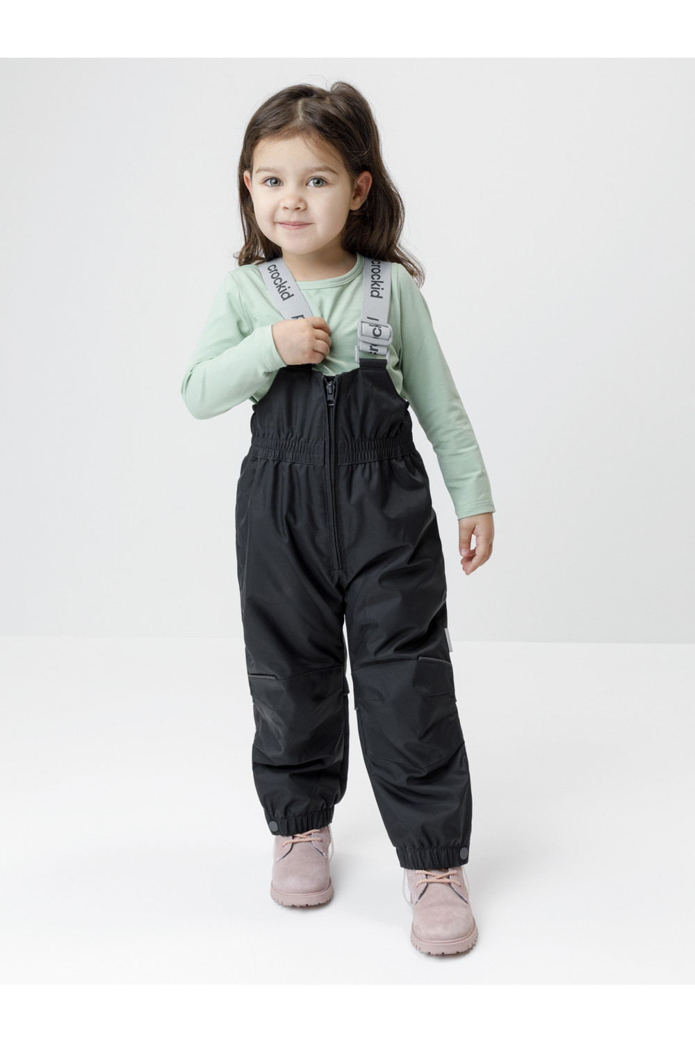 Crockid Полукомбинезон ВК 46016/26/1 ГР черный Crockid