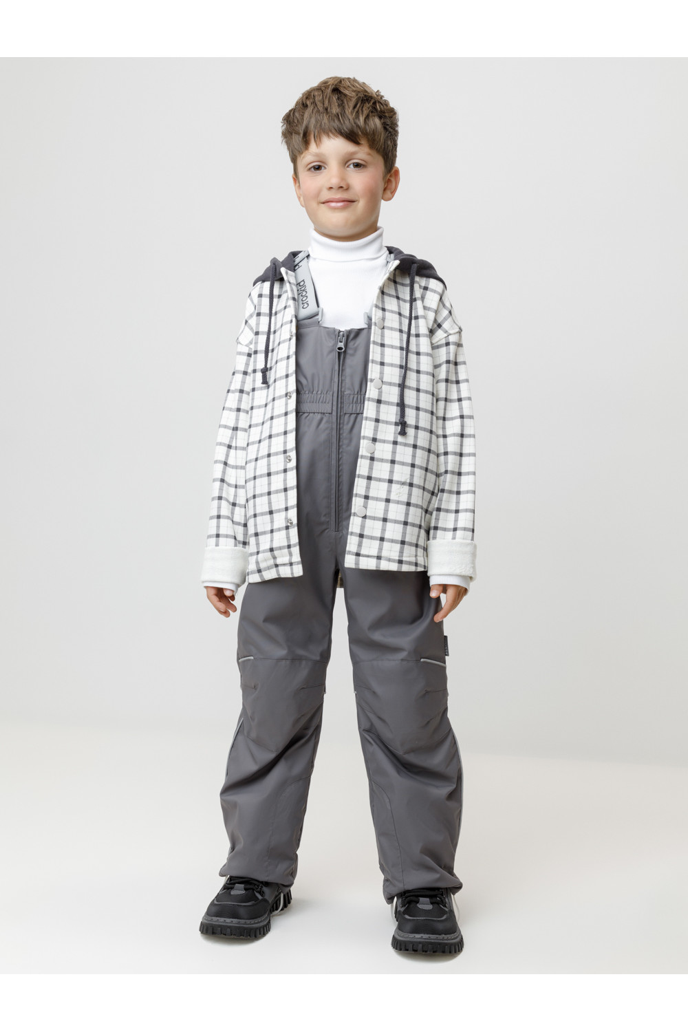 Crockid Полукомбинезон ВК 46024/26/2 ГР темно-серый Crockid