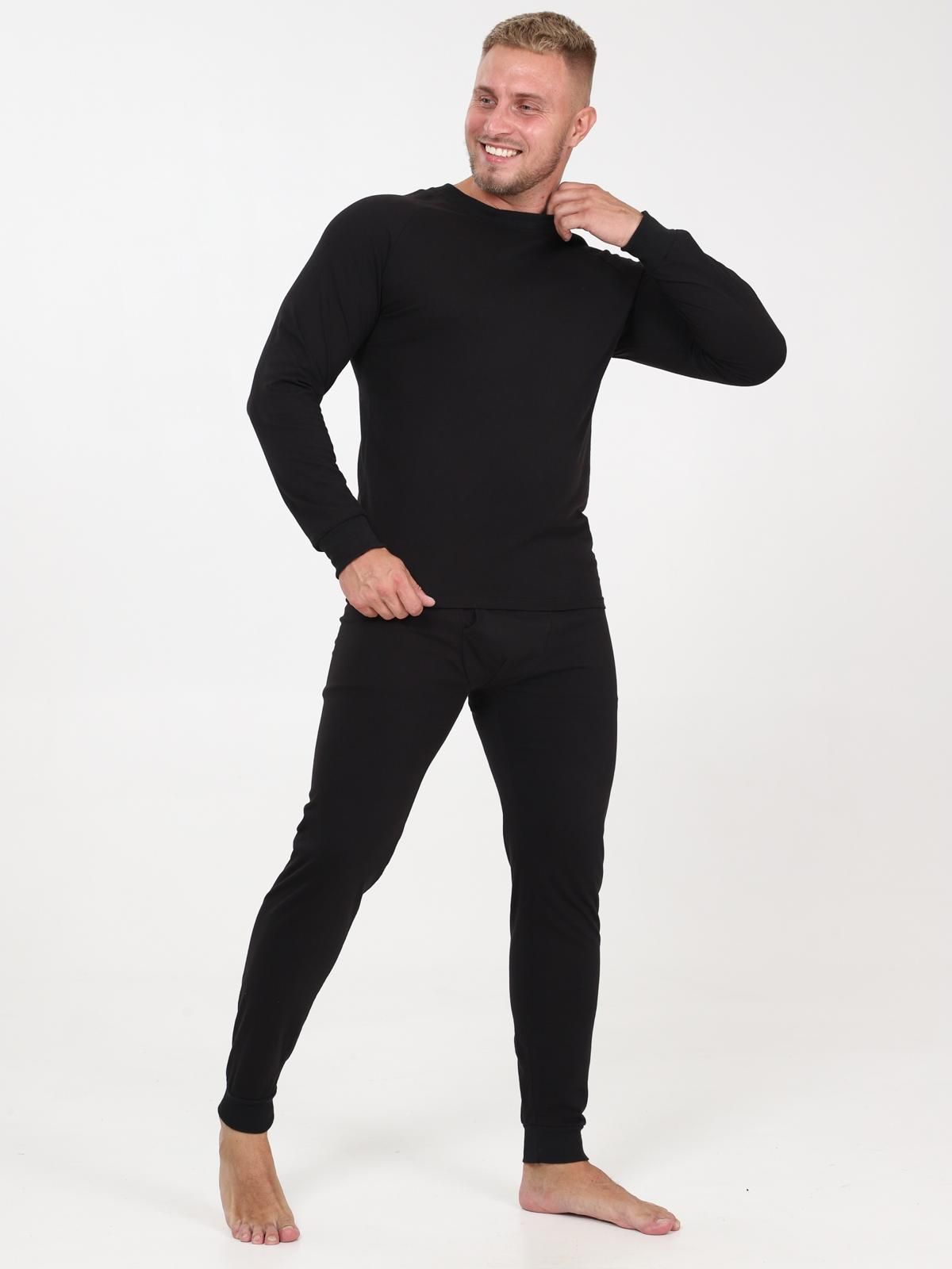 Нат. бел. - пижама черный