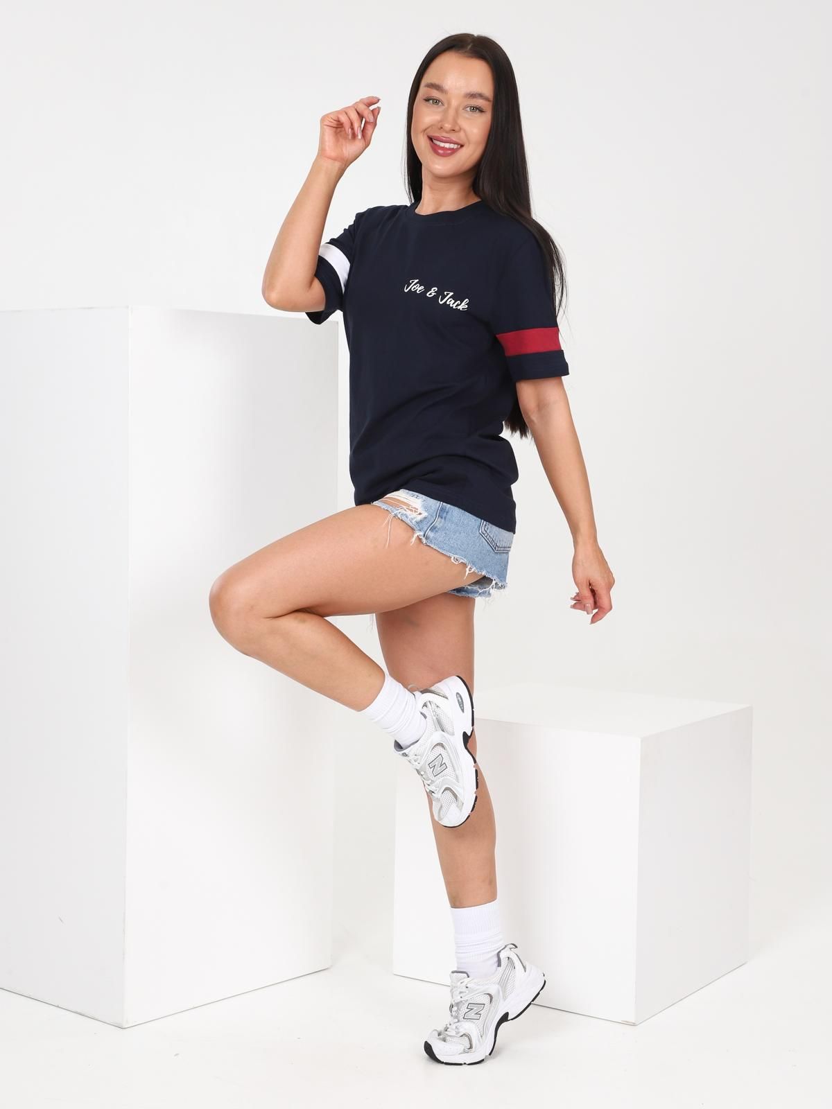 Фитноплюс - футболка темно-синий