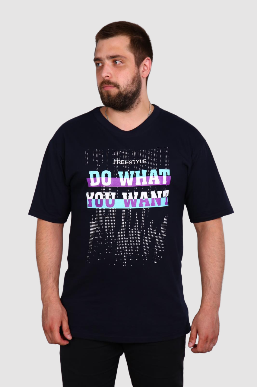 Эддисон - футболка синий