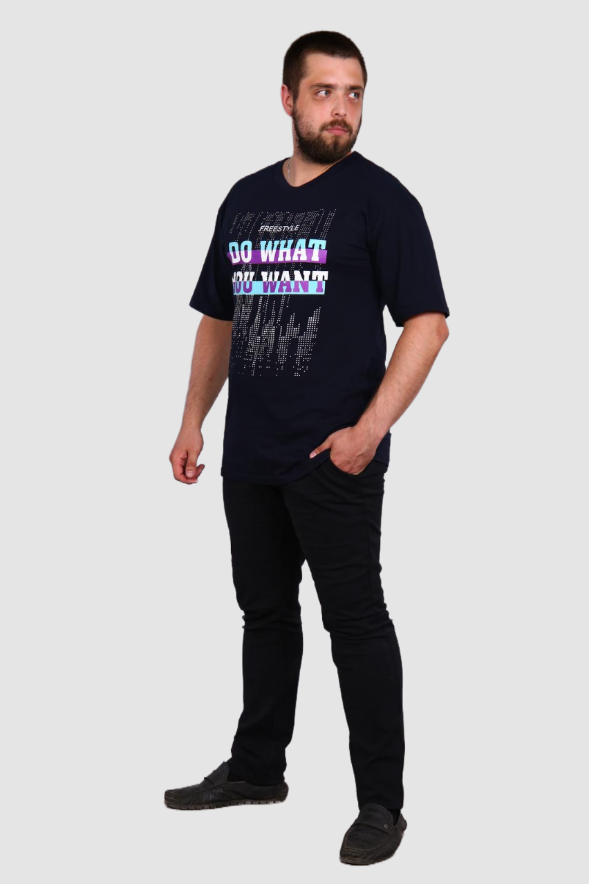 Эддисон - футболка синий