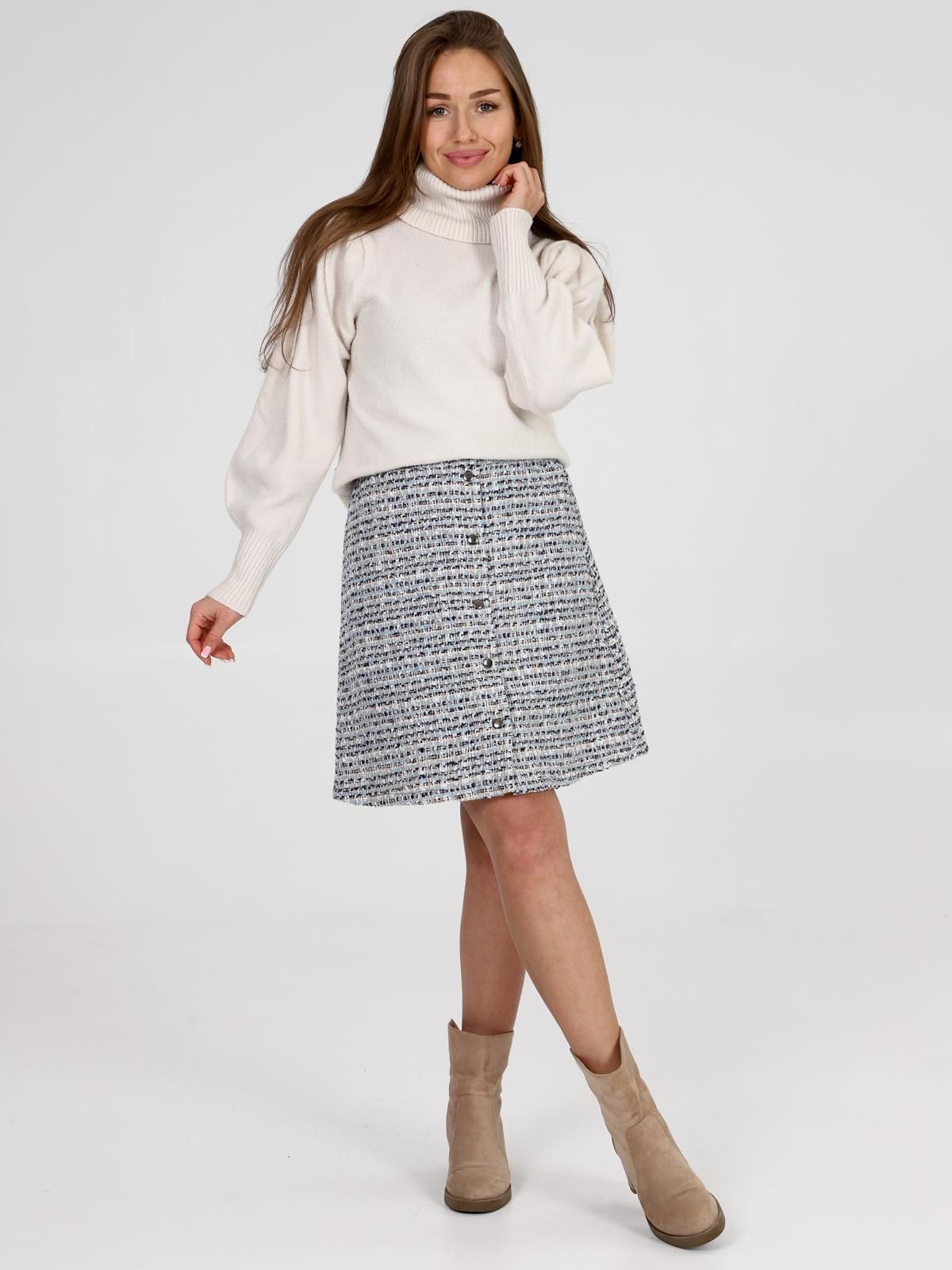 Бия - юбка голубой