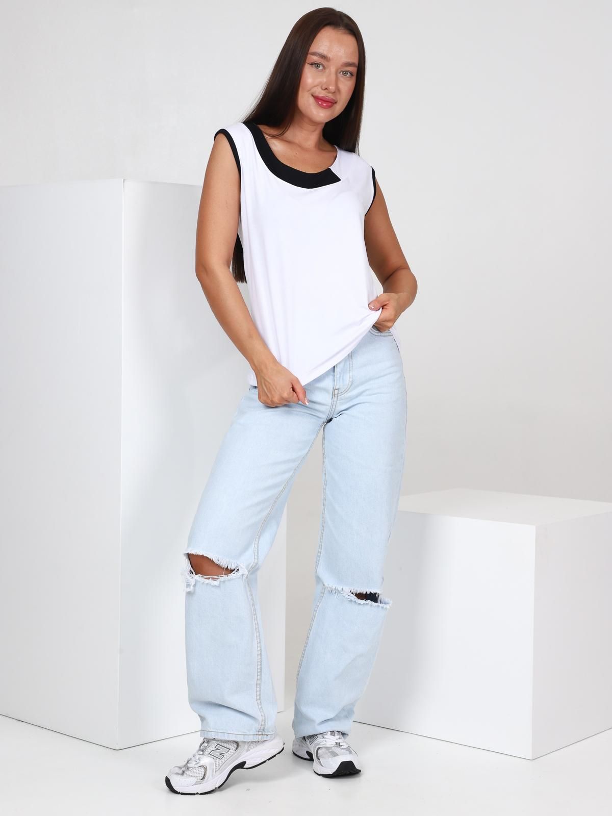 Косметичка - майка белый