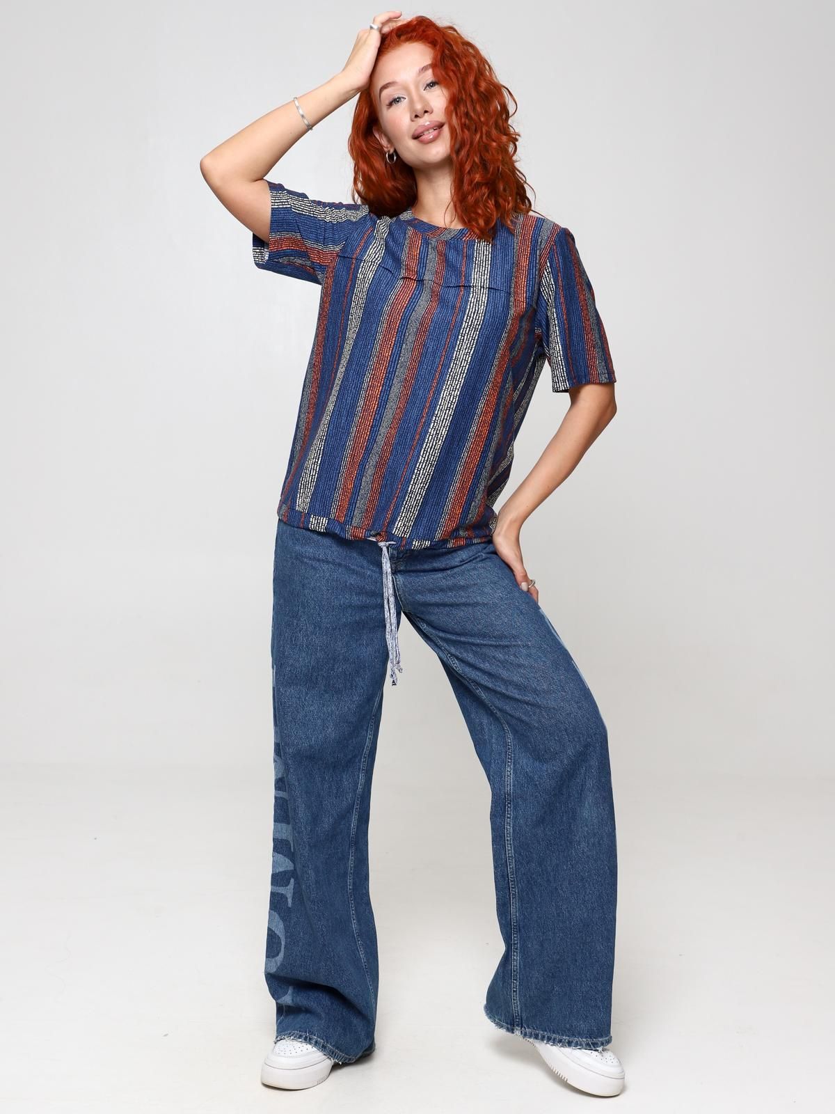 Имидж - футболка синий