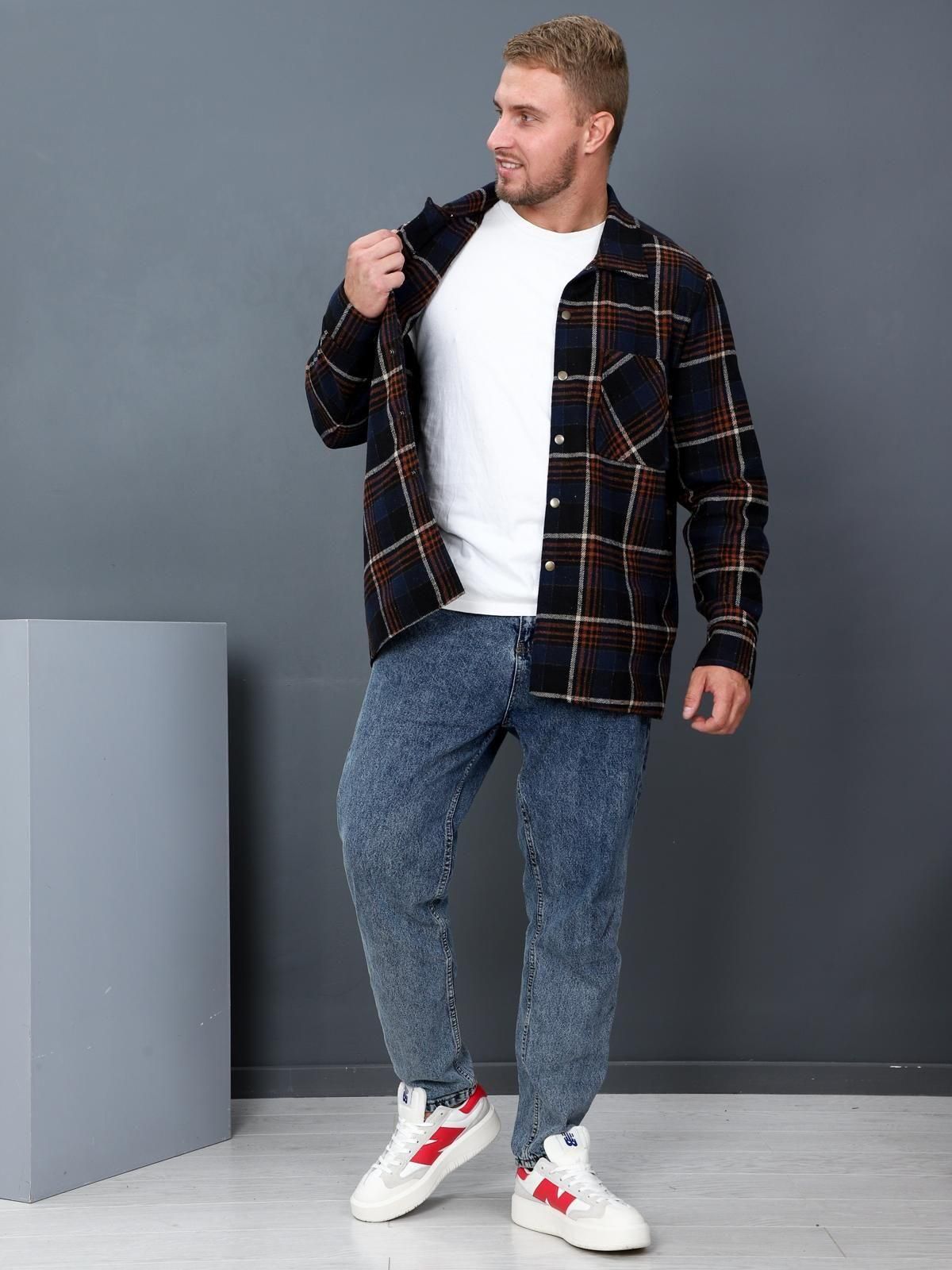 Никос - рубашка коричневый