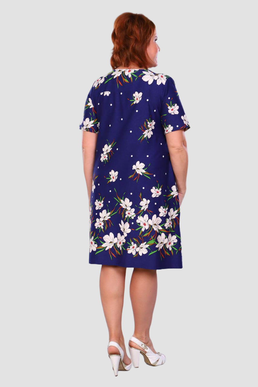 Королева - туника синий