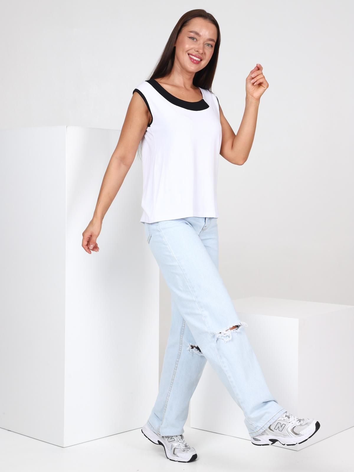 Косметичка - майка белый