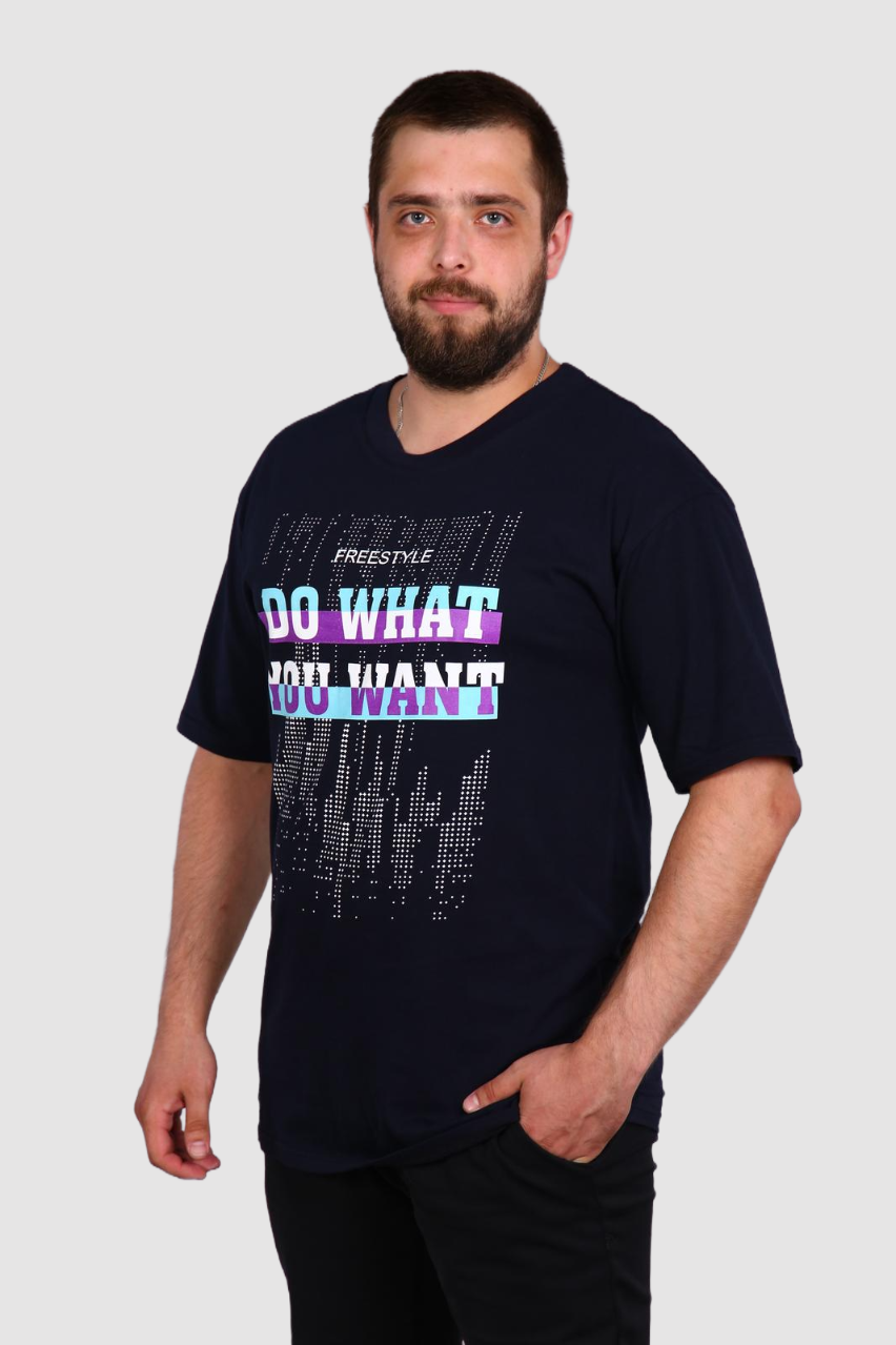 Эддисон - футболка синий