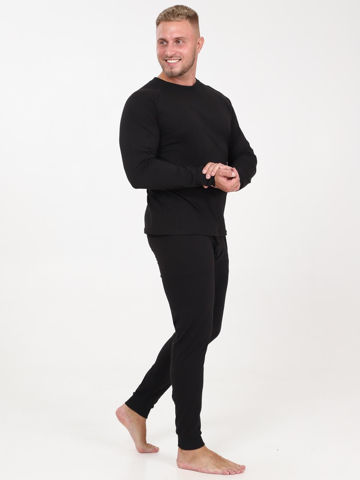 Нат. бел. - пижама черный