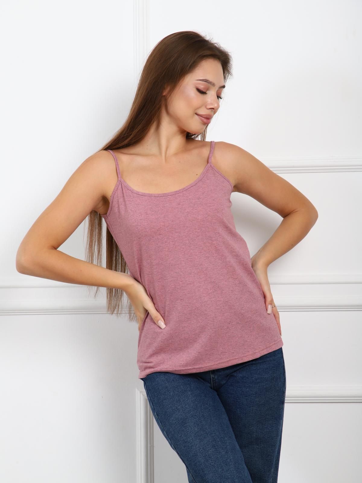 Долси - майка розовый меланж