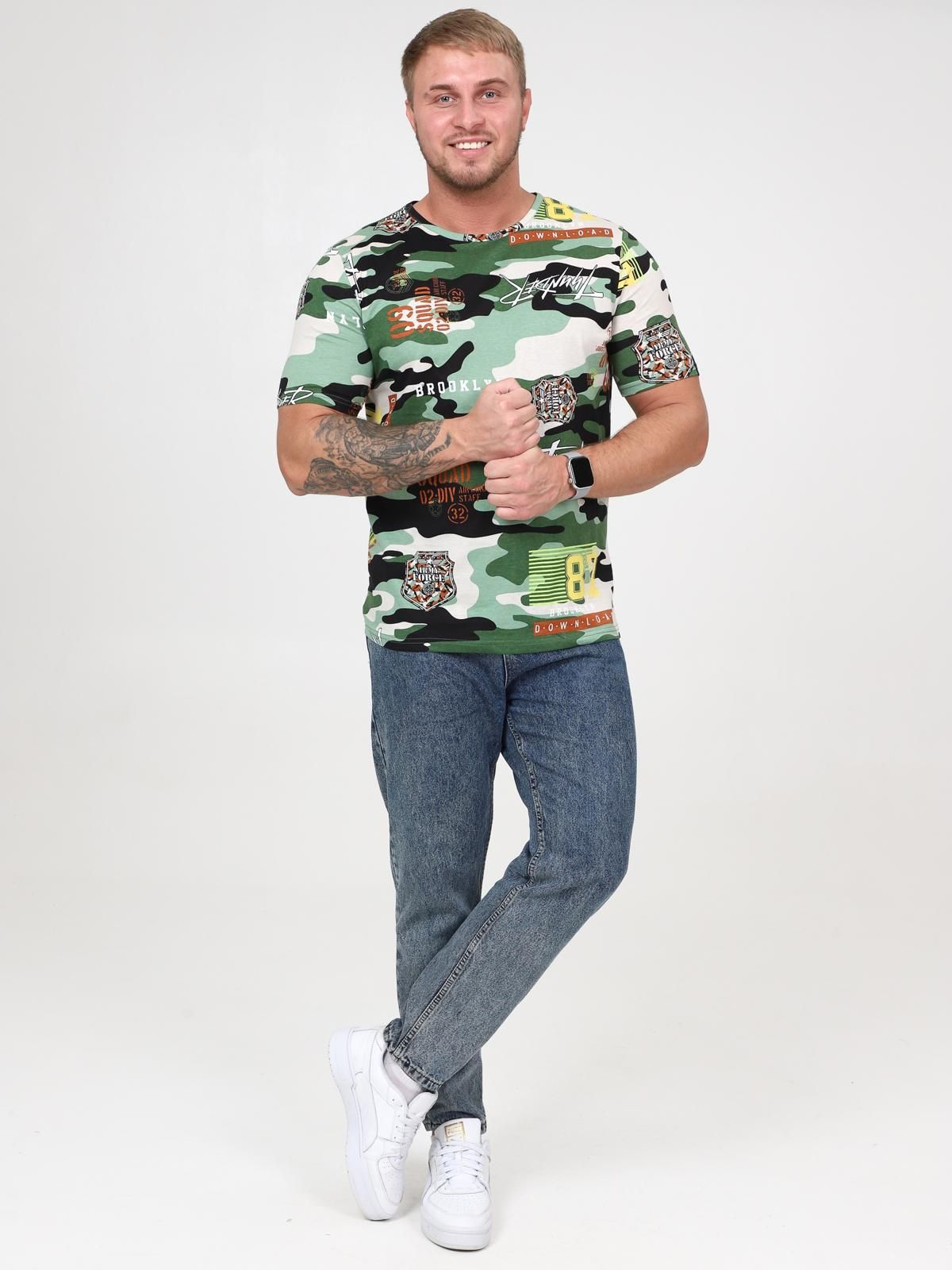 Гром - футболка хаки