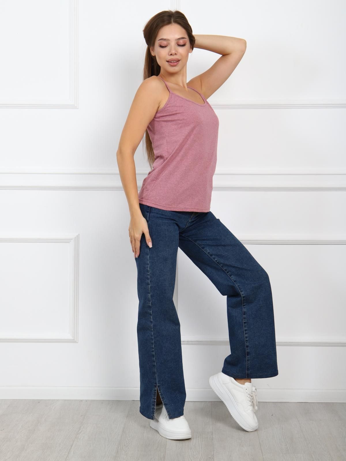 Долси - майка розовый меланж