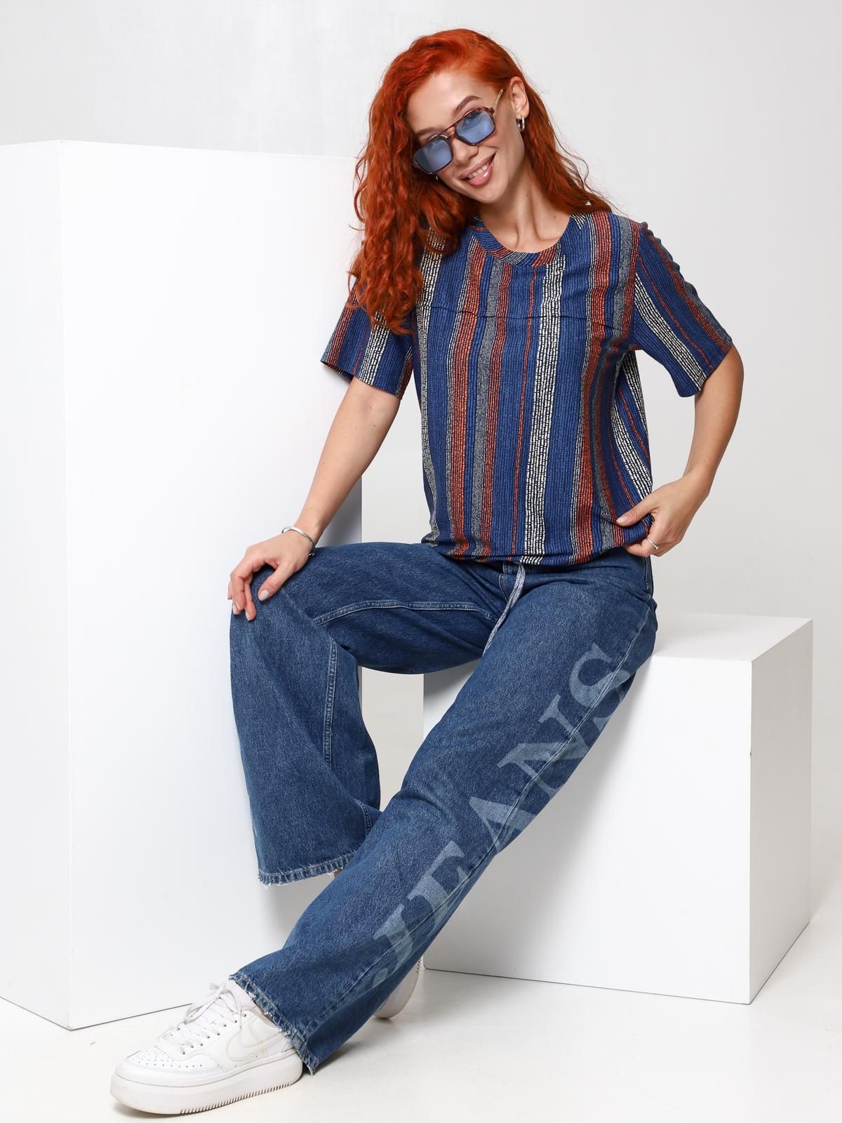 Имидж - футболка синий