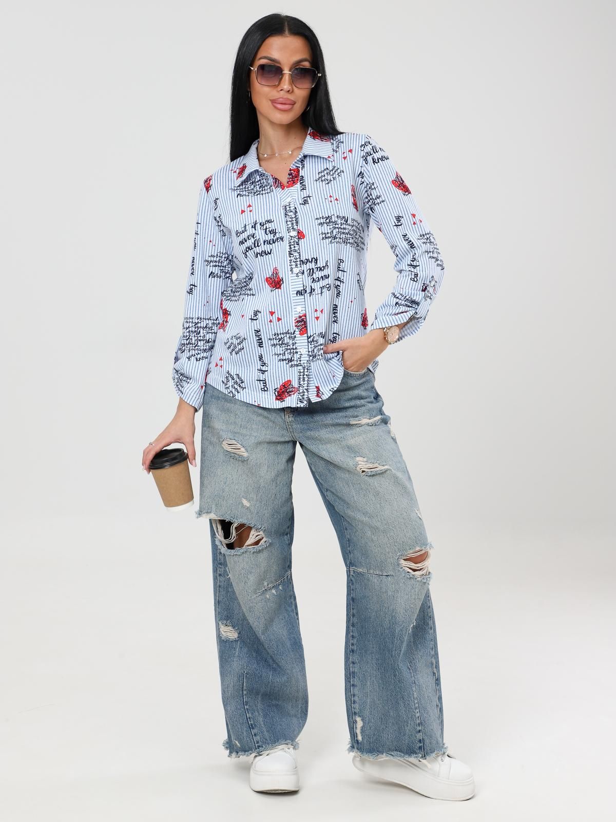 Ковыль - рубашка полоска