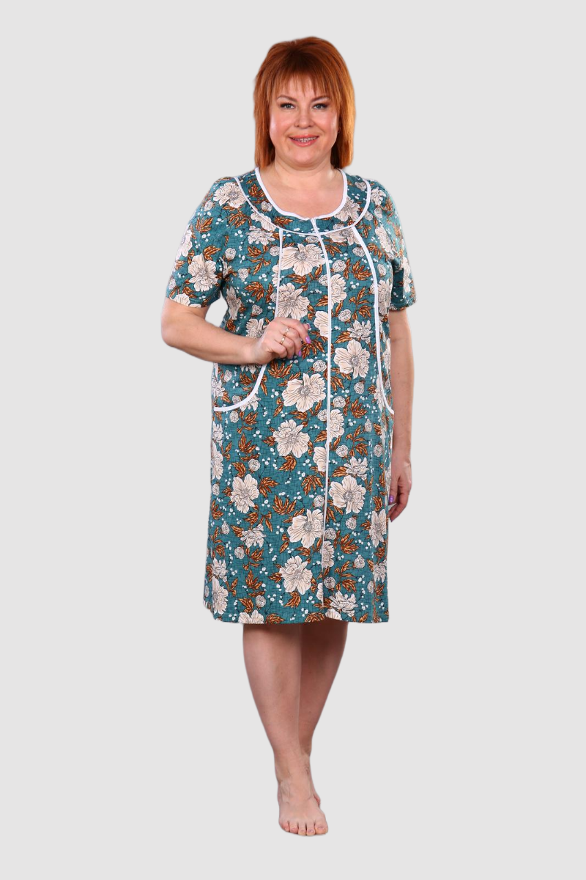 Римма - халат зеленый