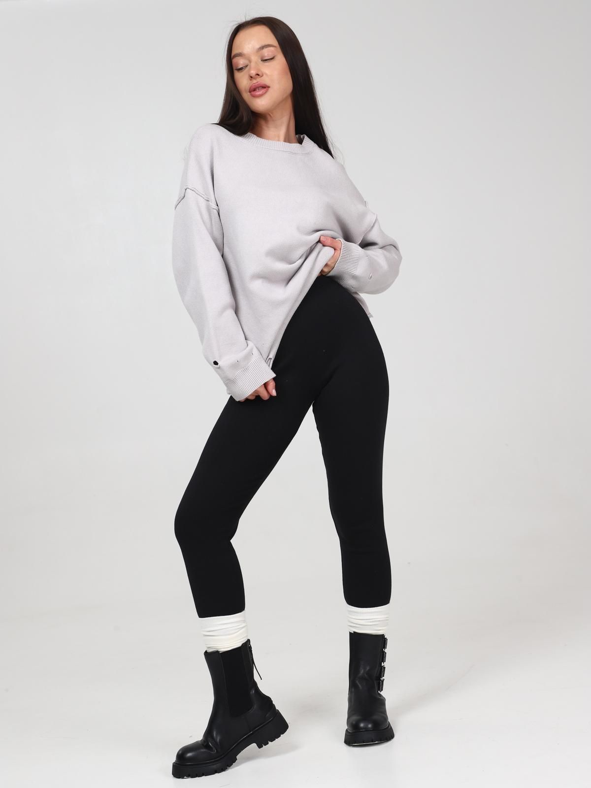 Лосины утепленные черный