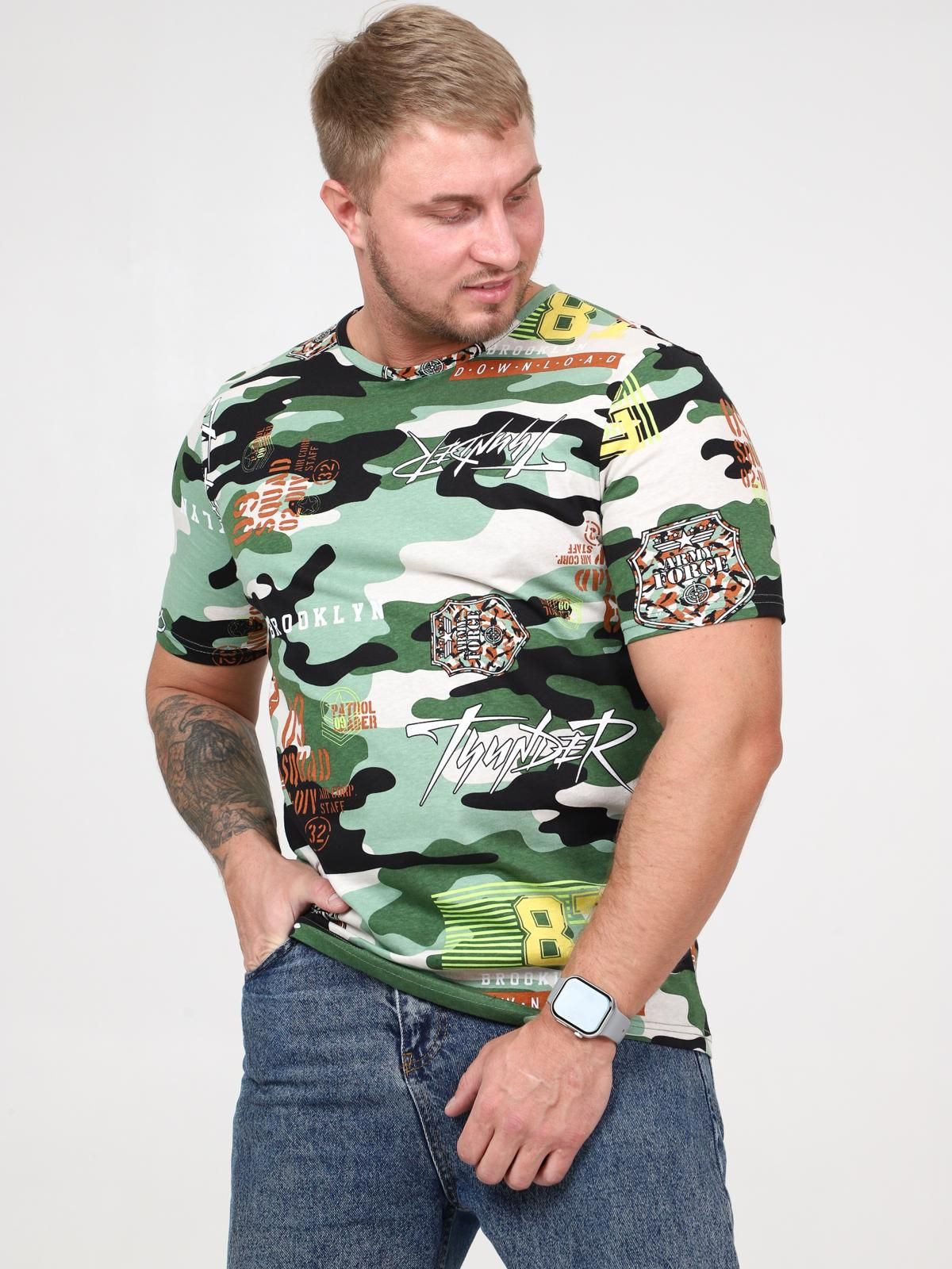 Гром - футболка хаки