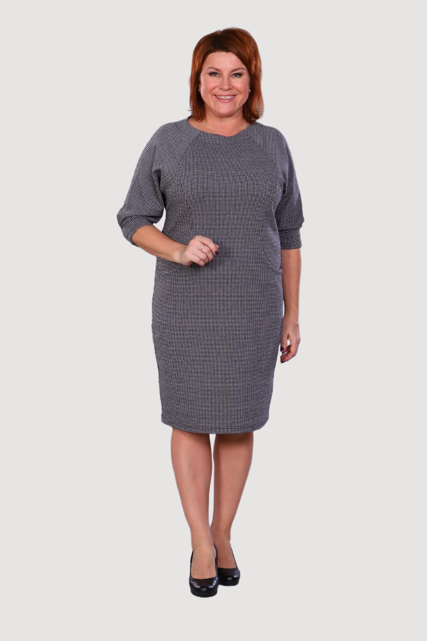 Рина - платье серый