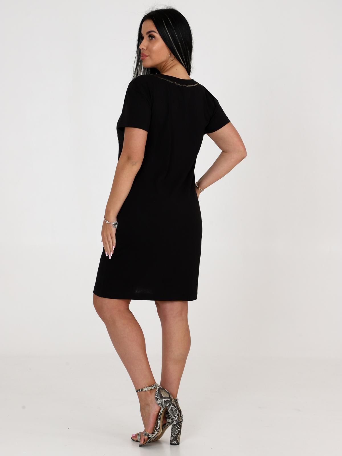 Цветок солнца - туника черный