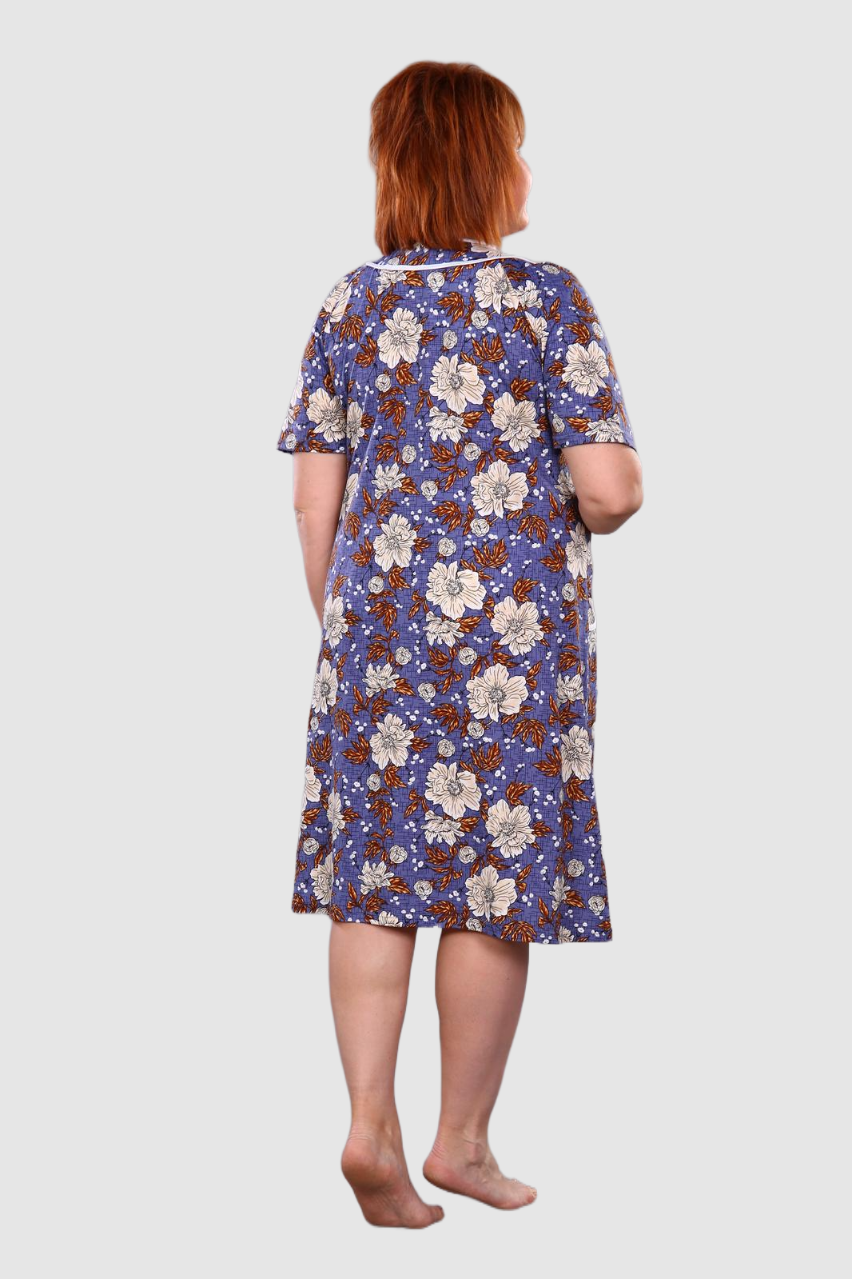 Римма - халат синий