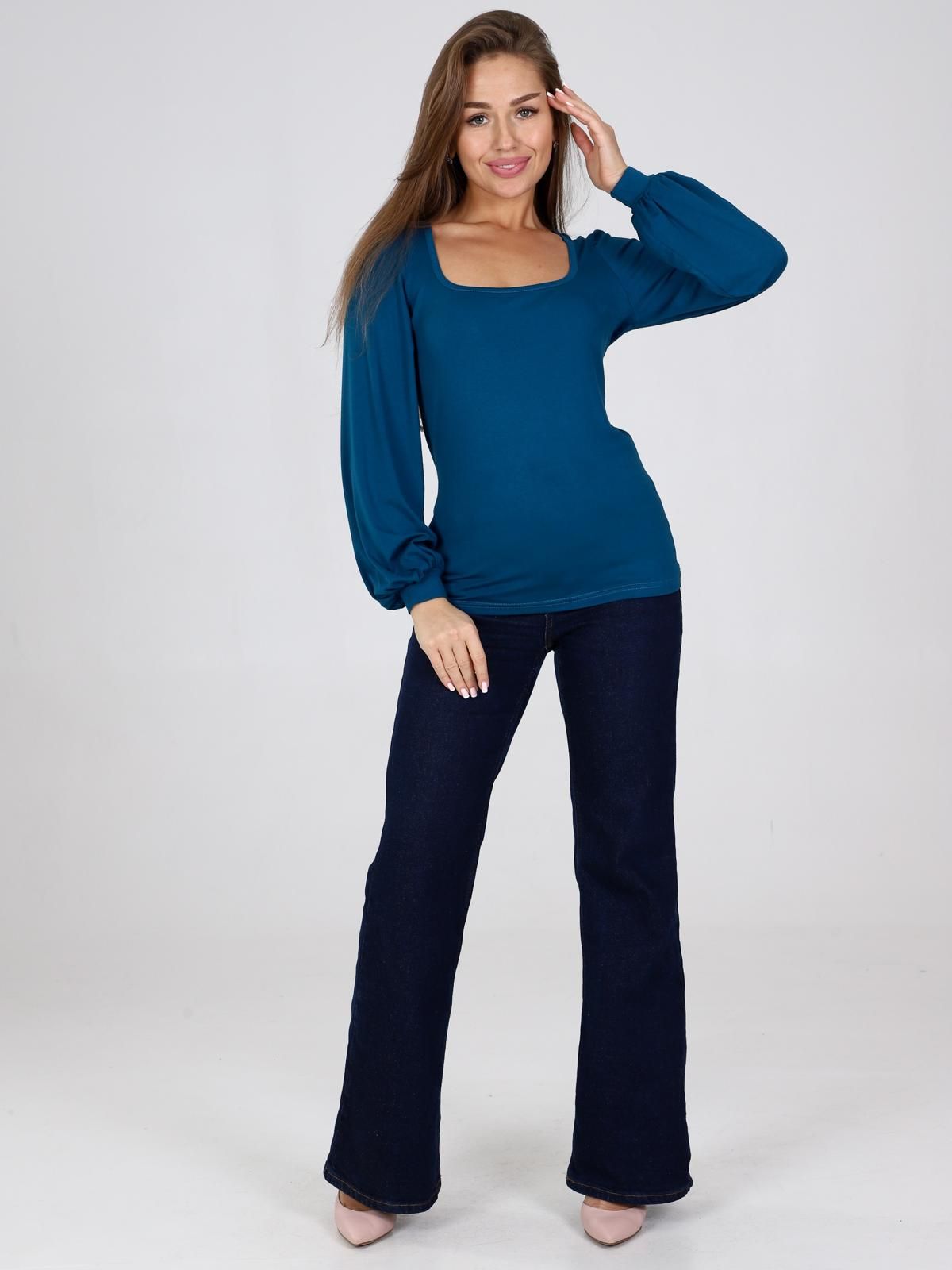 Шарлиз - лонгслив петроль