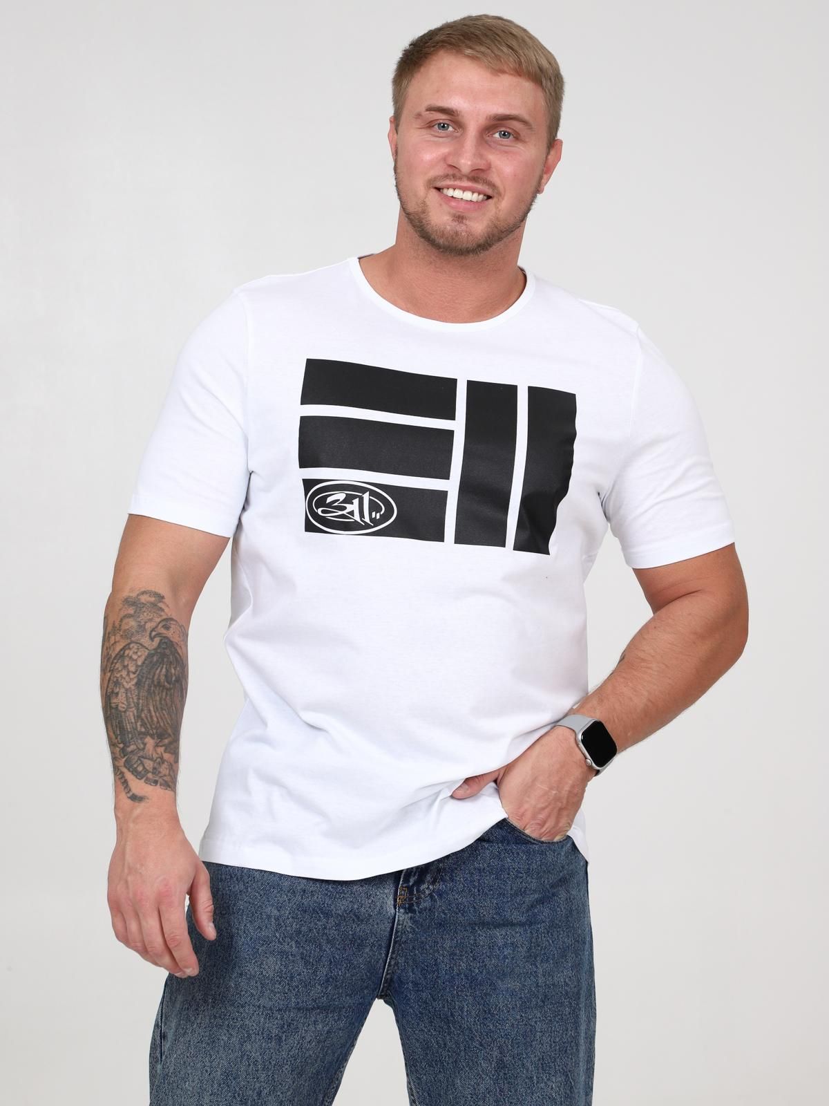 Маркировка - футболка белый