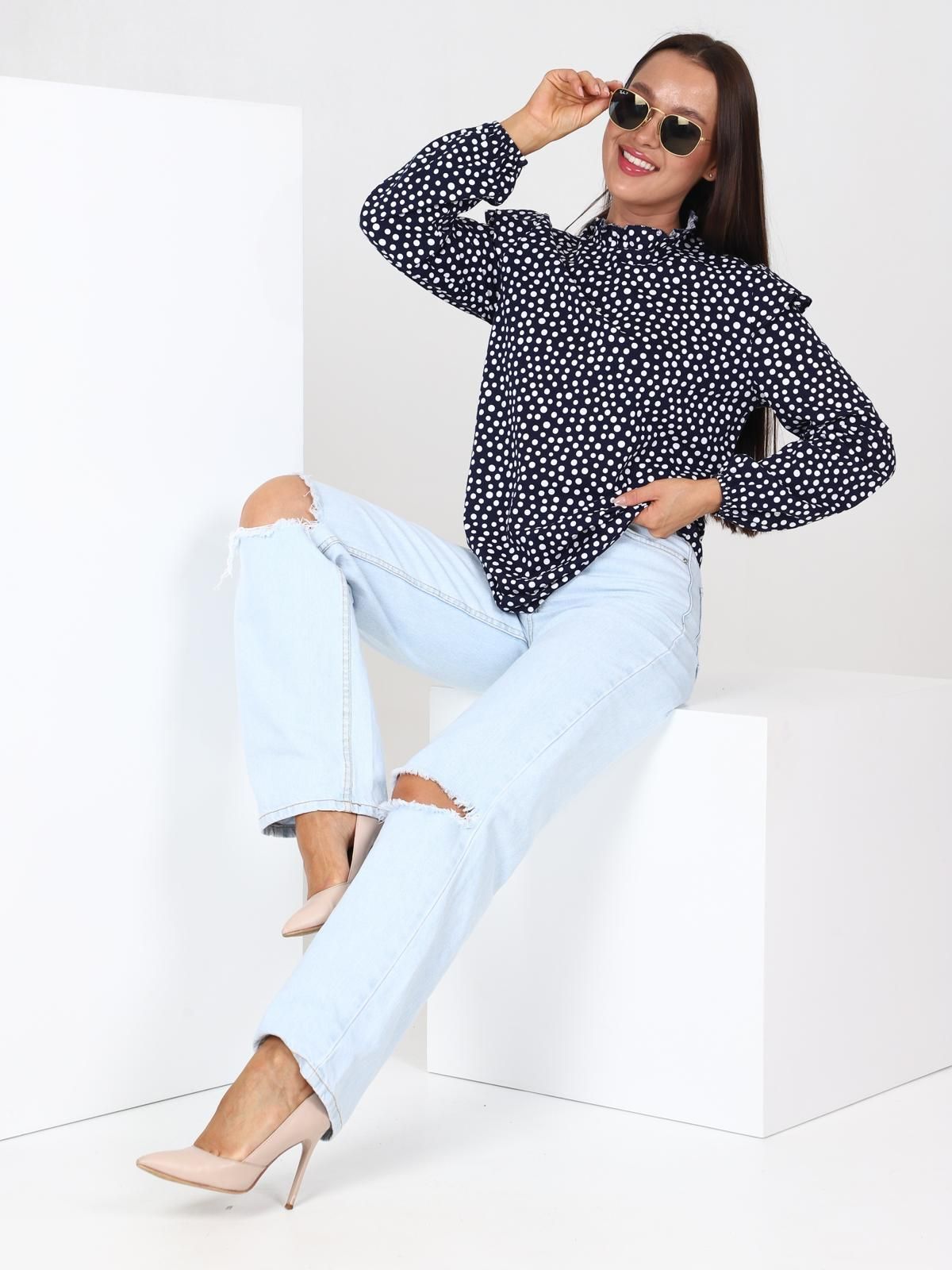 Имерина - блуза горох