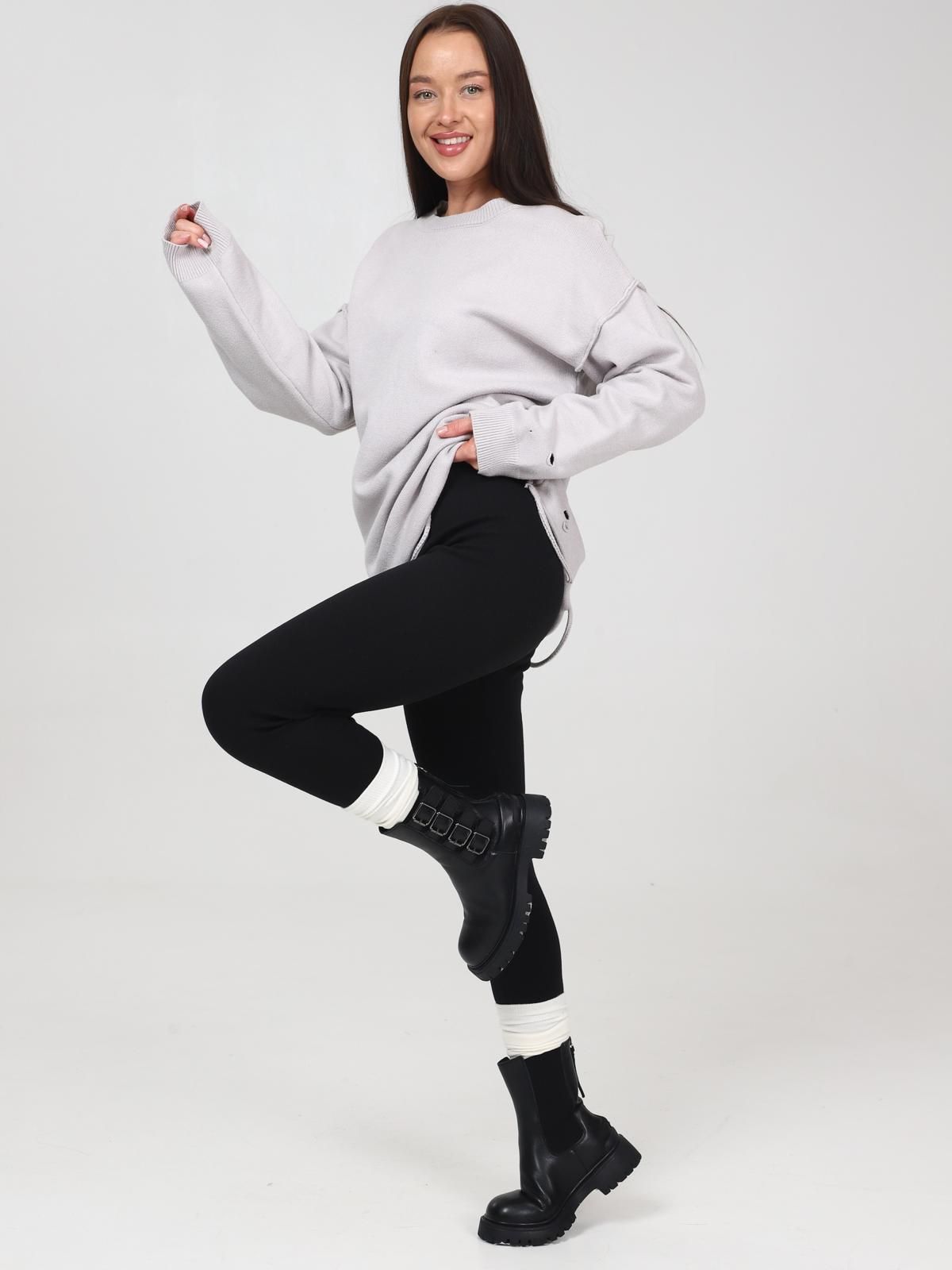 Лосины утепленные черный